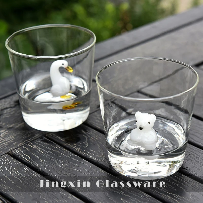 3D Animal Glass Cup